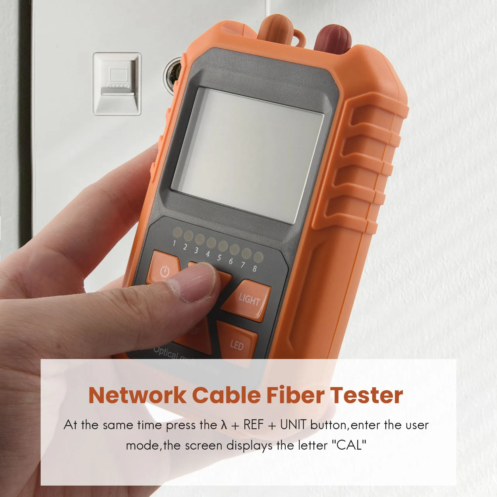 Optical Power Network Cable Test, Visual Fault Locator, 5km, 3in 1