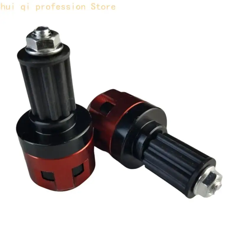 Stoßfeste Motorrad-Lenkerstopper aus hochwertigem Aluminium für Sicherheit und Langlebigkeit. Ersatzkappen-Stecker H8WE – Detail 8