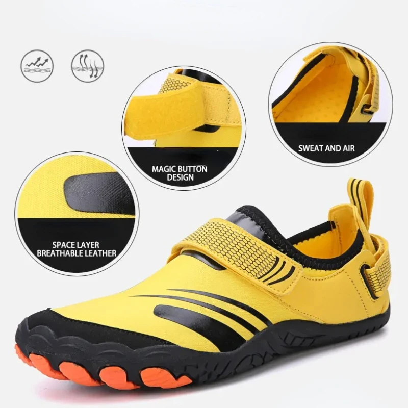 New Water Shoes for Men Aqua Upstream Shoes Breathable Beach Seaside Summer Sport Women Swimming Sneakers Comfortable