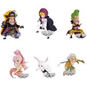 Bandai genuino Banpresto Anime Figura Modelo One Piece WCF WT100 VO.5 VO.6 VO.7 Teach Corazon Bartolomeo Shirahoshi para niños regalo 8 Mejores cifras de WCF de ventas - №3