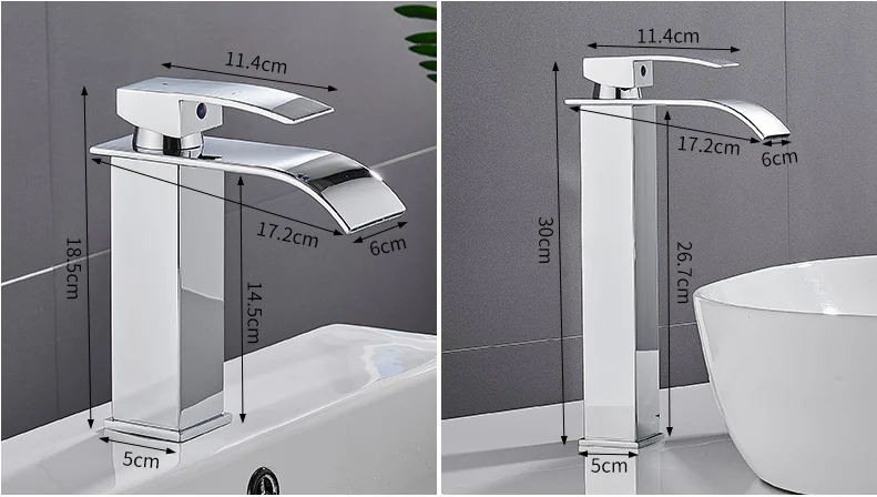 حوض غسيل الحمام شلال حوض صنبور المرحاض مكافحة حوض صنبور الساخنة والباردة
