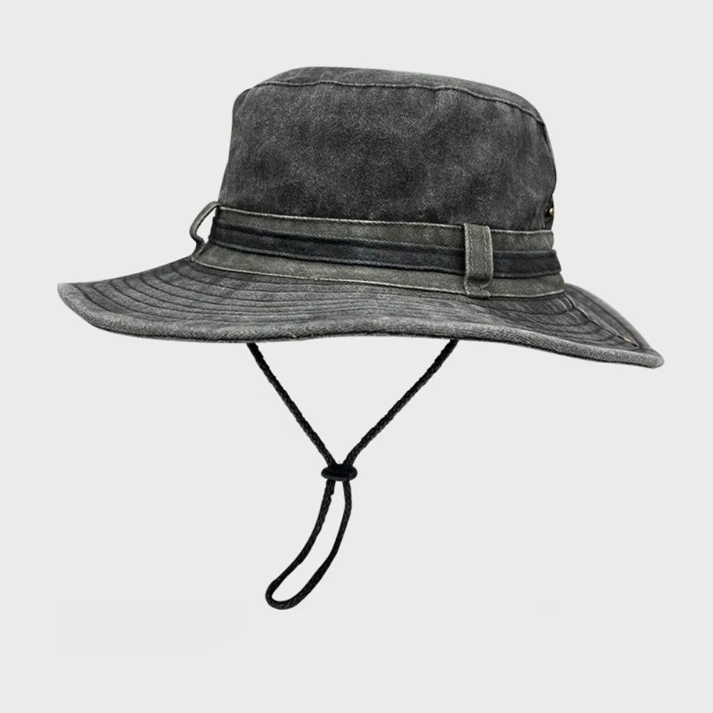 

Fashion Mesh Bucket Hat Anti-UV Anti-Sun Fishing Cap Waterproof Adjustable Sunscreen Hat Summer
