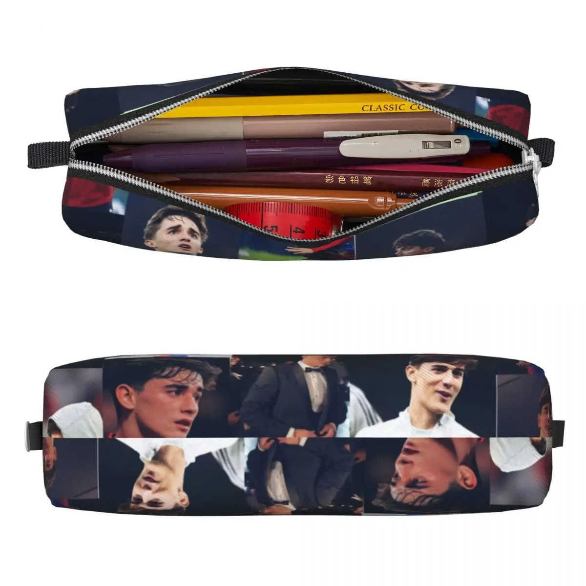 Pablo Gavi Best Cover Pencil Case Fashion Sport Spain Football Pen Box Bag Student Large School Supplies Gift Pencil Pouch