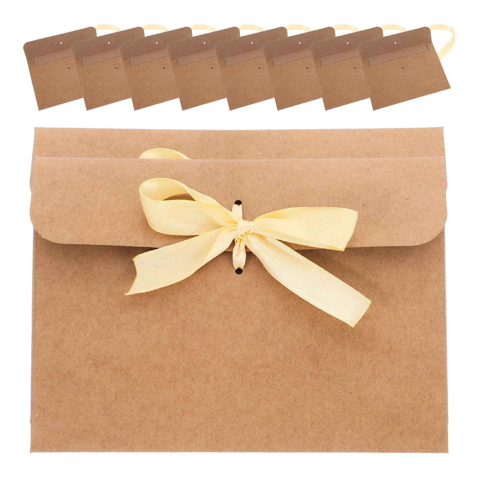 

50 Pcs Bow Envelope Graduations Envelopes Gift Box Invitation Greeting Bridesmaid