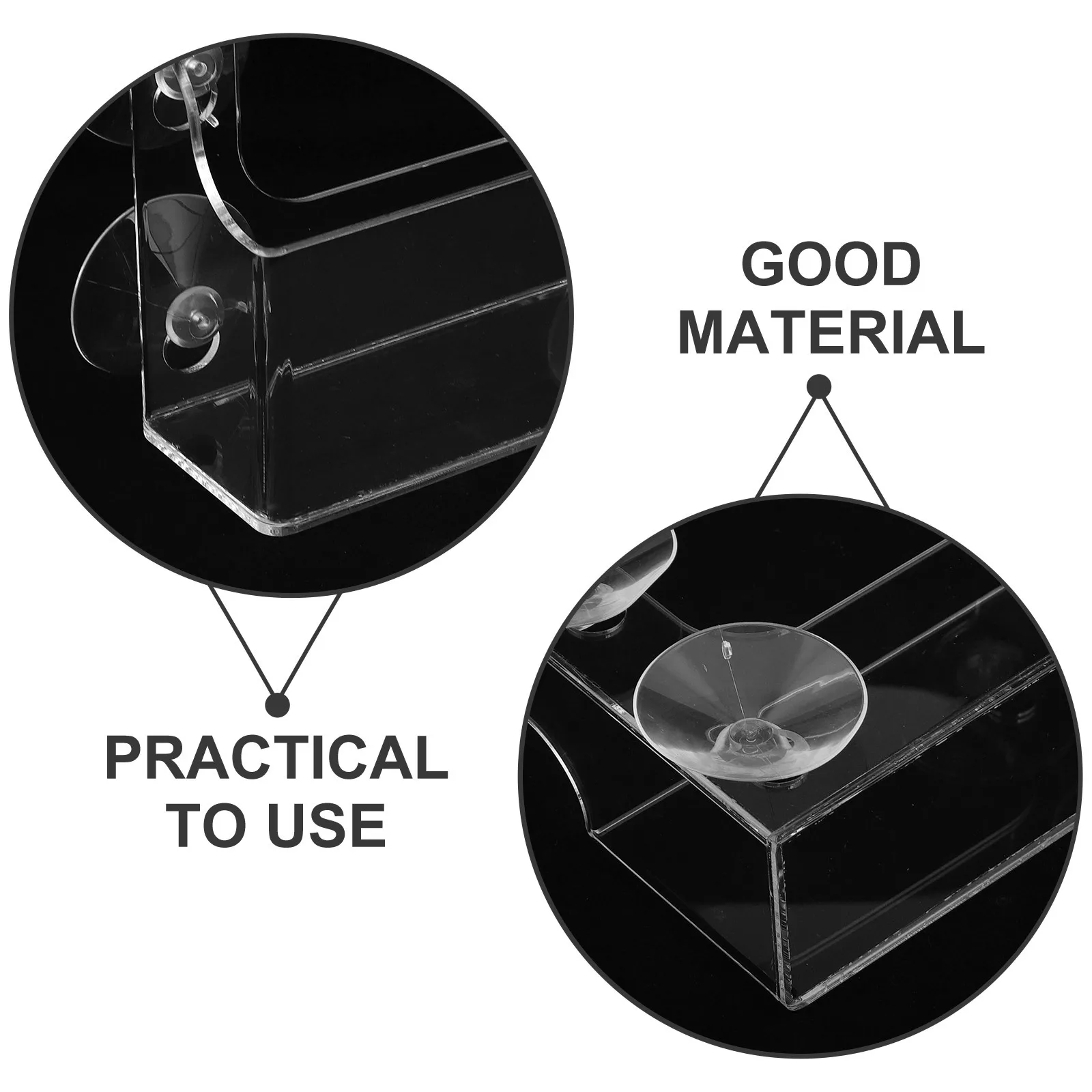 Подвесная стойка на дверь холодильника, прозрачная акриловая полка на присоске, кухонный органайзер для хранения, дисплей для напитков, шоколада