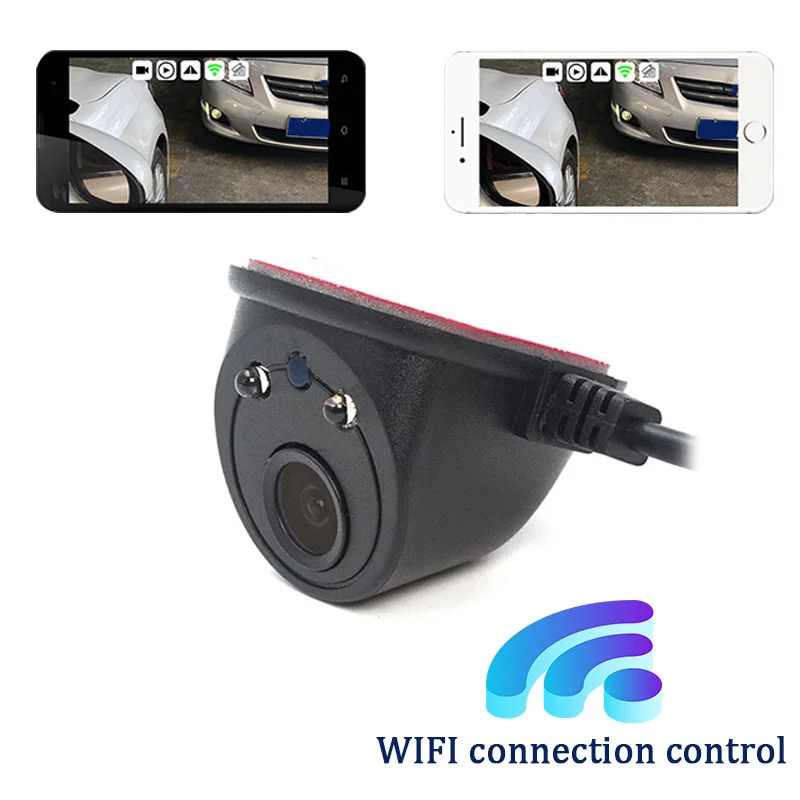 

Car Left And Right View Night Vision 720P Wireless Side View Camera USB Car WIFI wide-angle Electronic Rearview Mirror Function