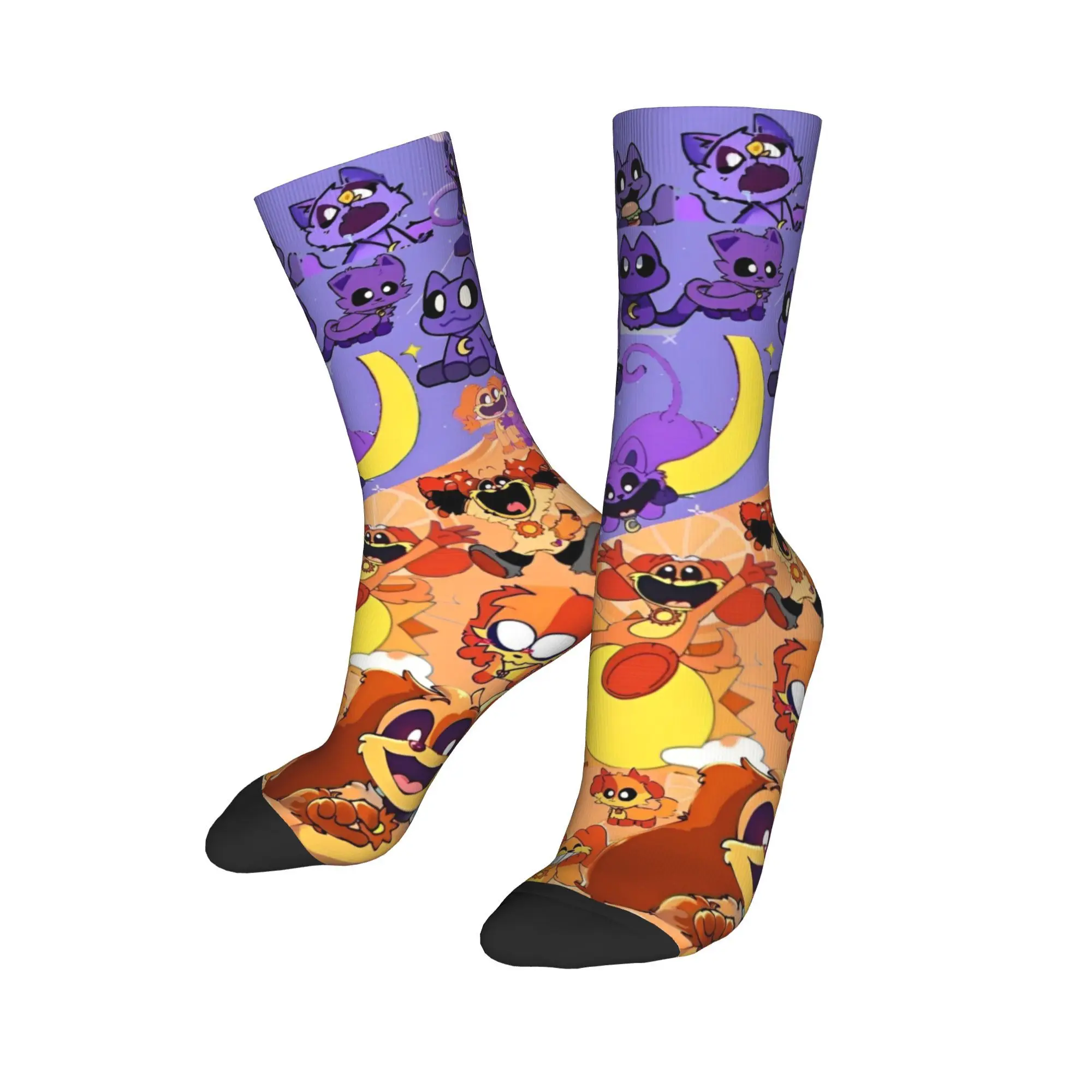 Catnap Dogday Toddlers Socks Men Women Polyester Funny Happy Cartoon Game Socks Harajuku Middle Tube Socks Gift Stockings