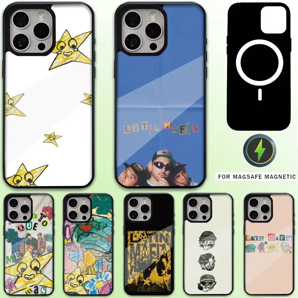 

Latin Mafia Phone Case For iPhone17,16,15,14,13,12,11 Plus,Pro Max Magnetic Magsafe Wireless Charging