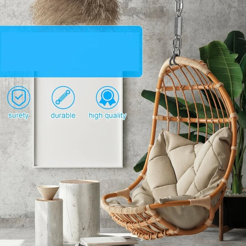  Steel Yogas Swing Spring 250kg Weight Capacity Rotation Mechanism Hammock Suspension Spring For Hammock Chairs Punching Bag