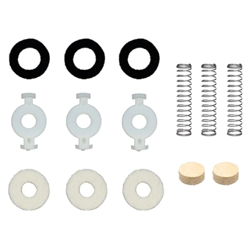 

Trumpet Repair Kits Include Felt Washers Spring Trumpet Valves Replacement Parts X5QF