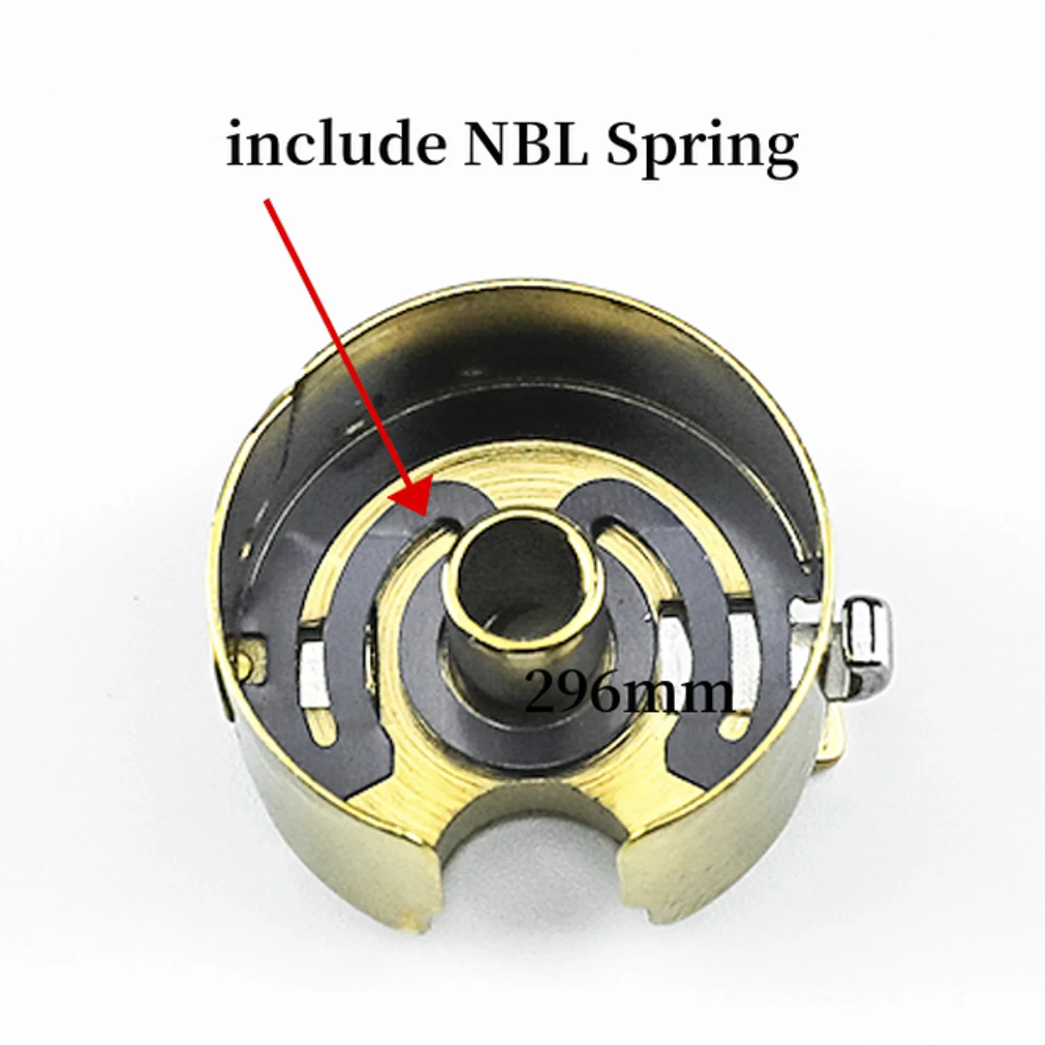 BC-DB1-NBL6 (52237NBL)  Titanium Plating Golden Bobbin Case For Single Needle Lockstitch Sewing Machine with NBL Spring