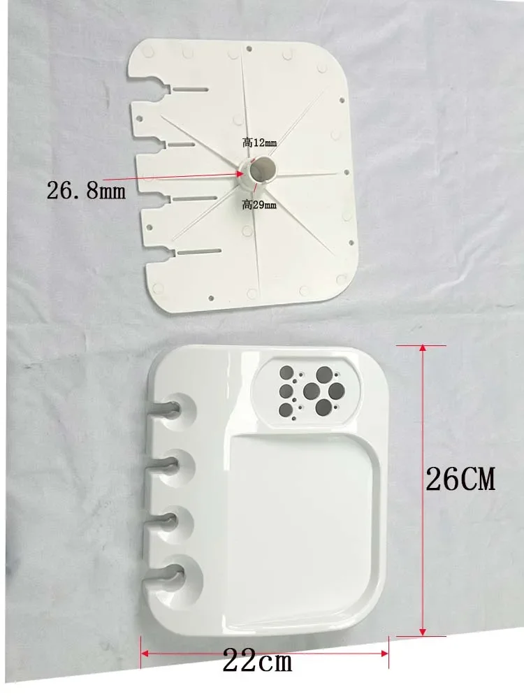 Dental Chair Plastic Deputy Square Control Box  Auxiliary Control Rack Dental Chair Unit Parts Five Assistant Frame Box
