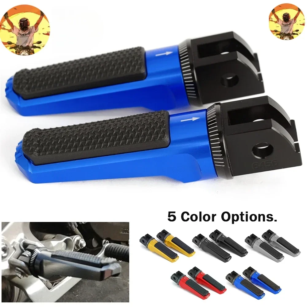 

Front Foot Pegs Footrests For Yamaha MT07 MT09 MT 07 09 TRACER GT FZ6 FAZER FJR1300A/AS XSR700 XSR900 XSR 700 900 XJ6 DIVERSION