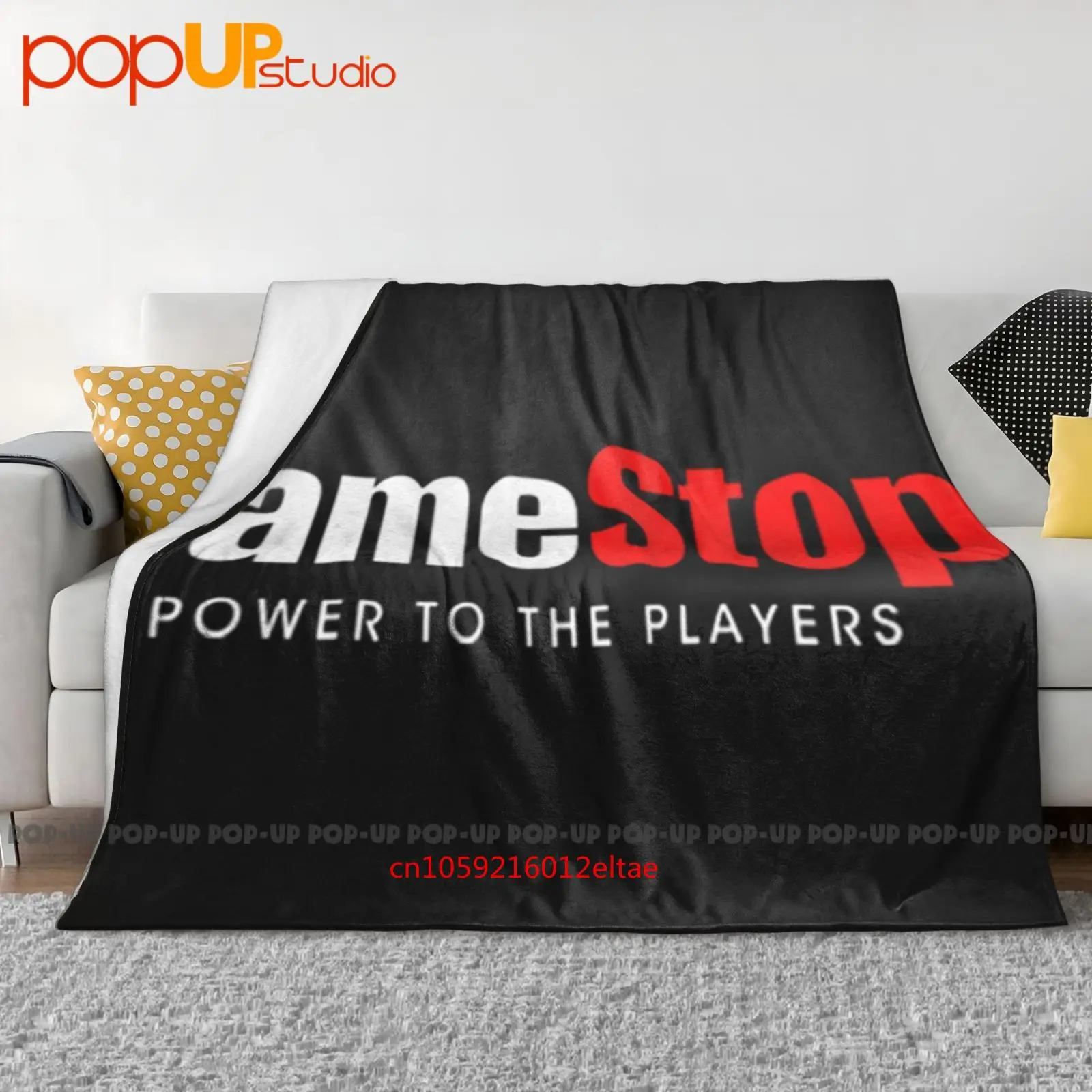 Gamestop Power To The Players Ultra-Soft Blanket Quilt Winter Sofa Cover Bed Covers
