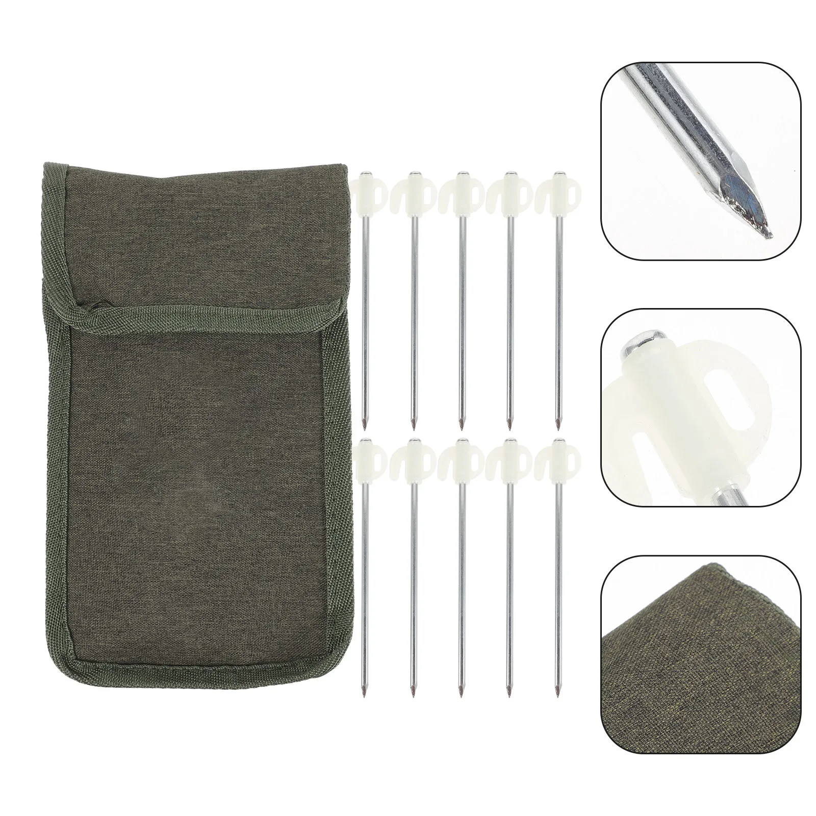 1 Set Tent Stakes C…