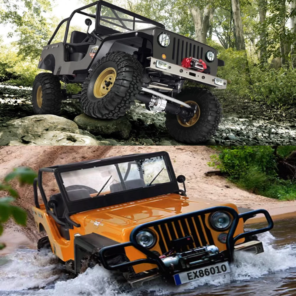 NEW RGT 1/10 RC RTR EX86010-CJ Off-road Buggy Jeep Crawler Climbing Vehicle Electric 4WD Remote Control Model Car Toys Boy Gift