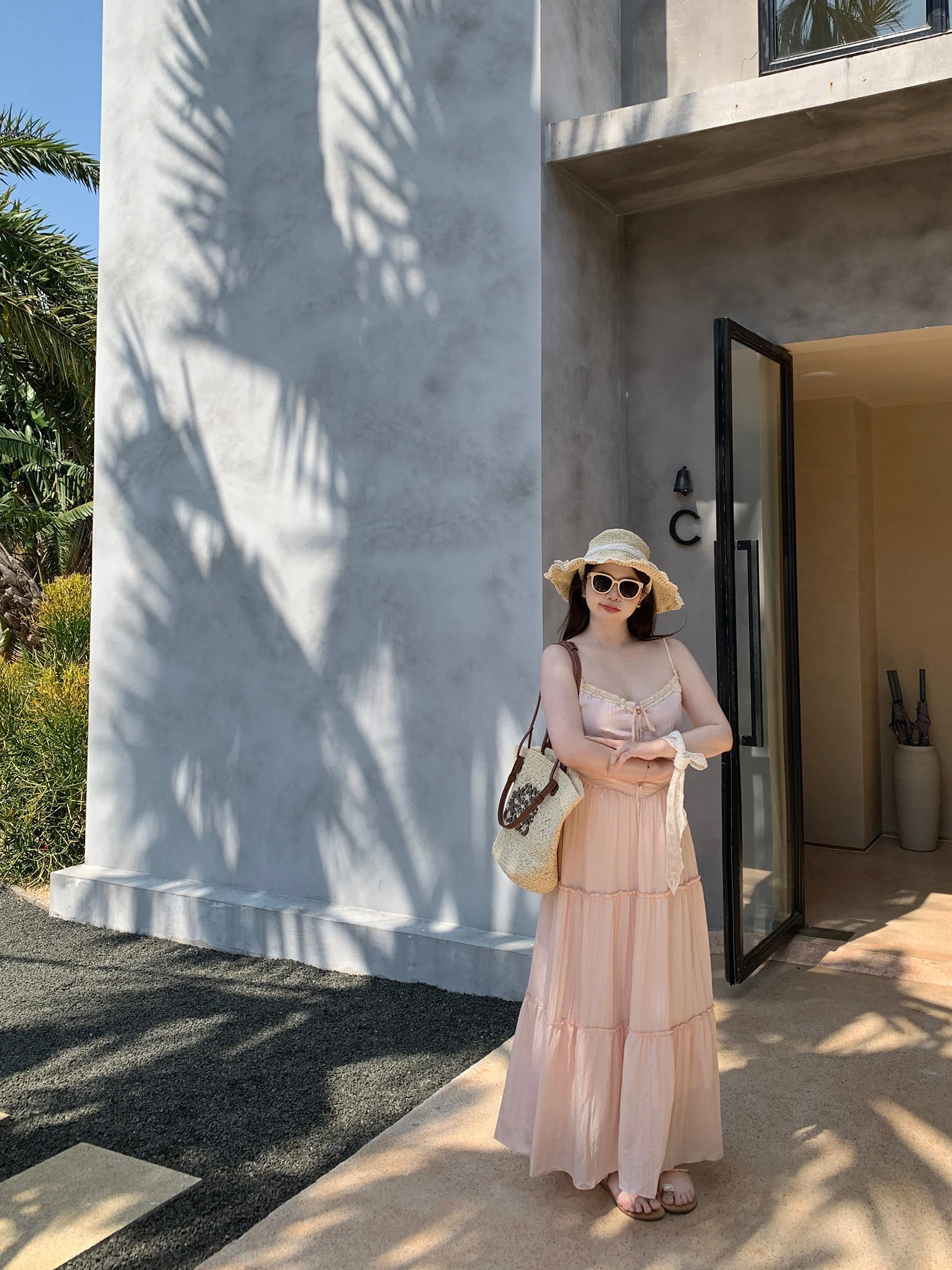 

Sweet Milkbeach M5T6 plus Size Sleeveless V-Neck A-Line Long Dress Summer Vacation Gown Girl's Long Skirt Casual Style