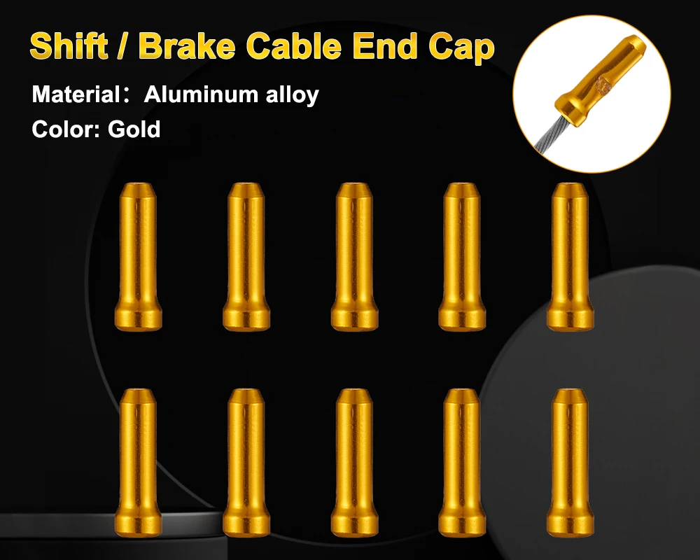 HEPPE Bike Shifter Bremskabel MTB Rennrad Vorne Hinten Schaltwerk Schaltkabel Bremskabel Schleifen Edelstahl Kabel Set – Detail 13