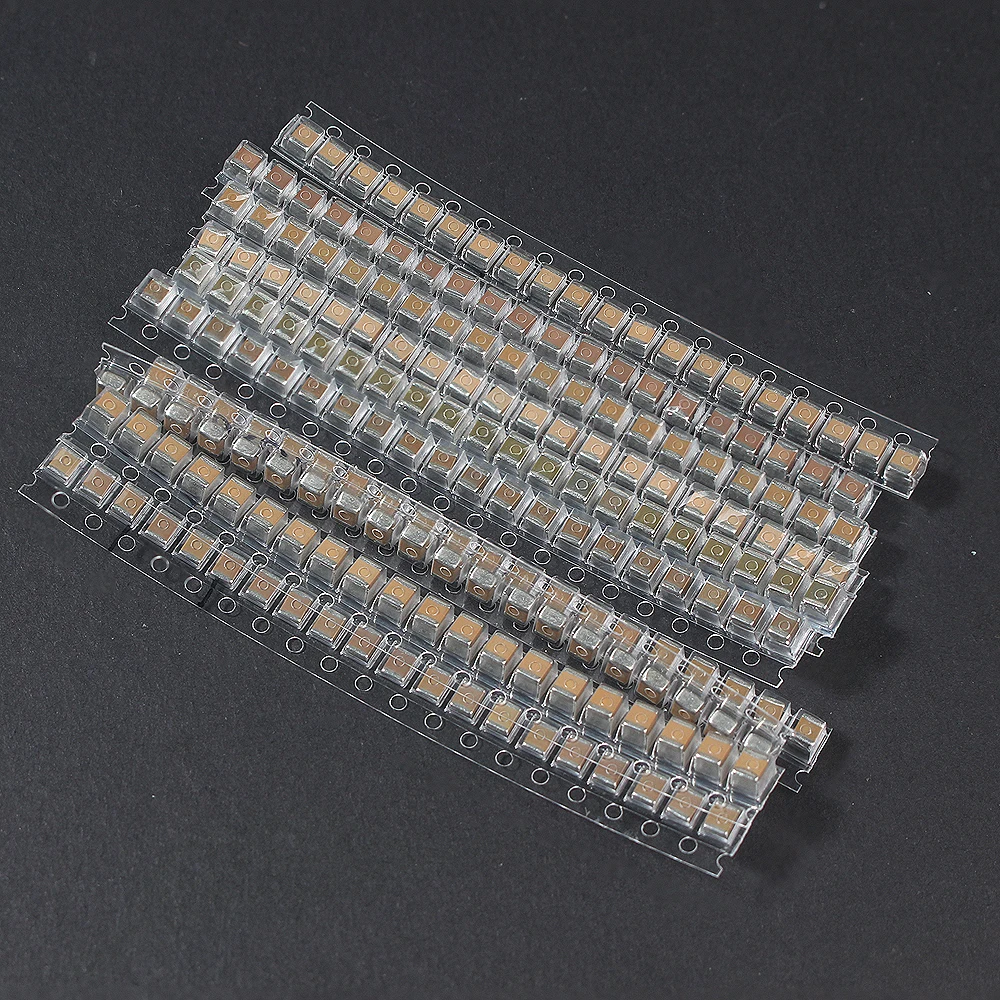 

200PCS/Set 10 Kinds 1210 Electronic Capacitor set, 0.1UF ~ 100UF 1210 SMD Capacitors Pack Assorted Set 0.1UF 0.47UF 0.68UF 1UF