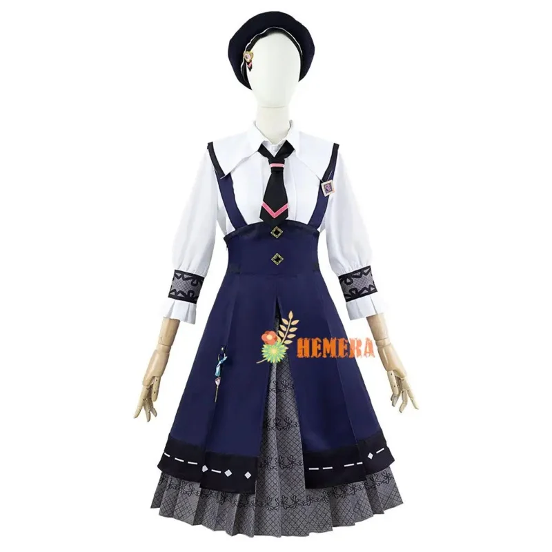Ss13Hinomori Shizuku Cosplay Projeto Sekai Colorido Palco Feat Traje Peruca Chapéu Terno Halloween Pjsk Nova Pele Vestido Casual Mulheres