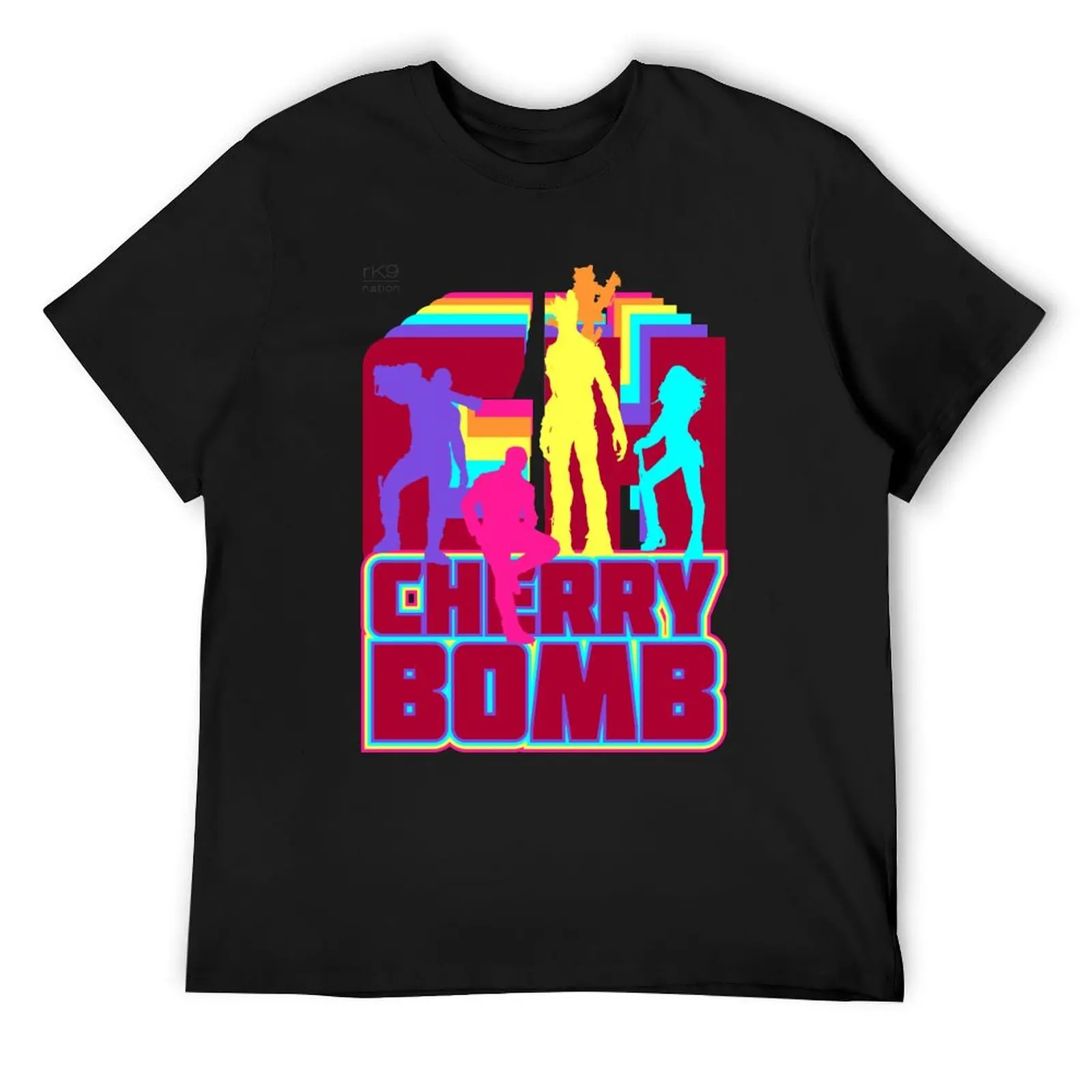 

Футболка Cherry Bomb (полная) с графикой, винтажная рубашка с аниме, возвышенные мужские винтажные футболки