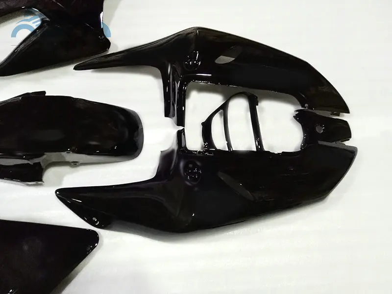 Free Custom Motorcycle fairing set for HONDA CBR900RR 919 glossy black fireblade fairings kit CBR919 98 99 CBR 900 1998 1999