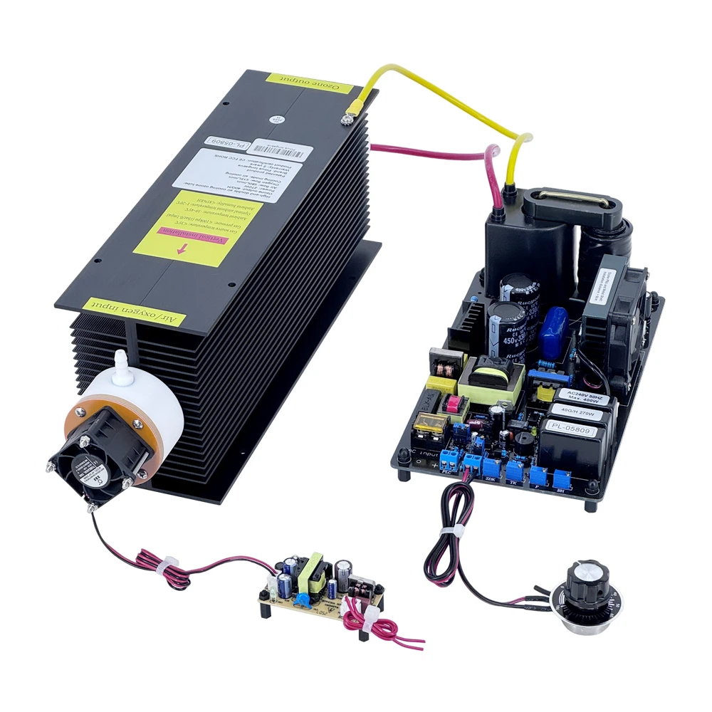 CE FCC ROHS 40 جرام/ساعة قابل للتعديل أنبوب الكوارتز مجموعة مولد الأوزون أجزاء مولد الأوزون الصناعية المحمولة