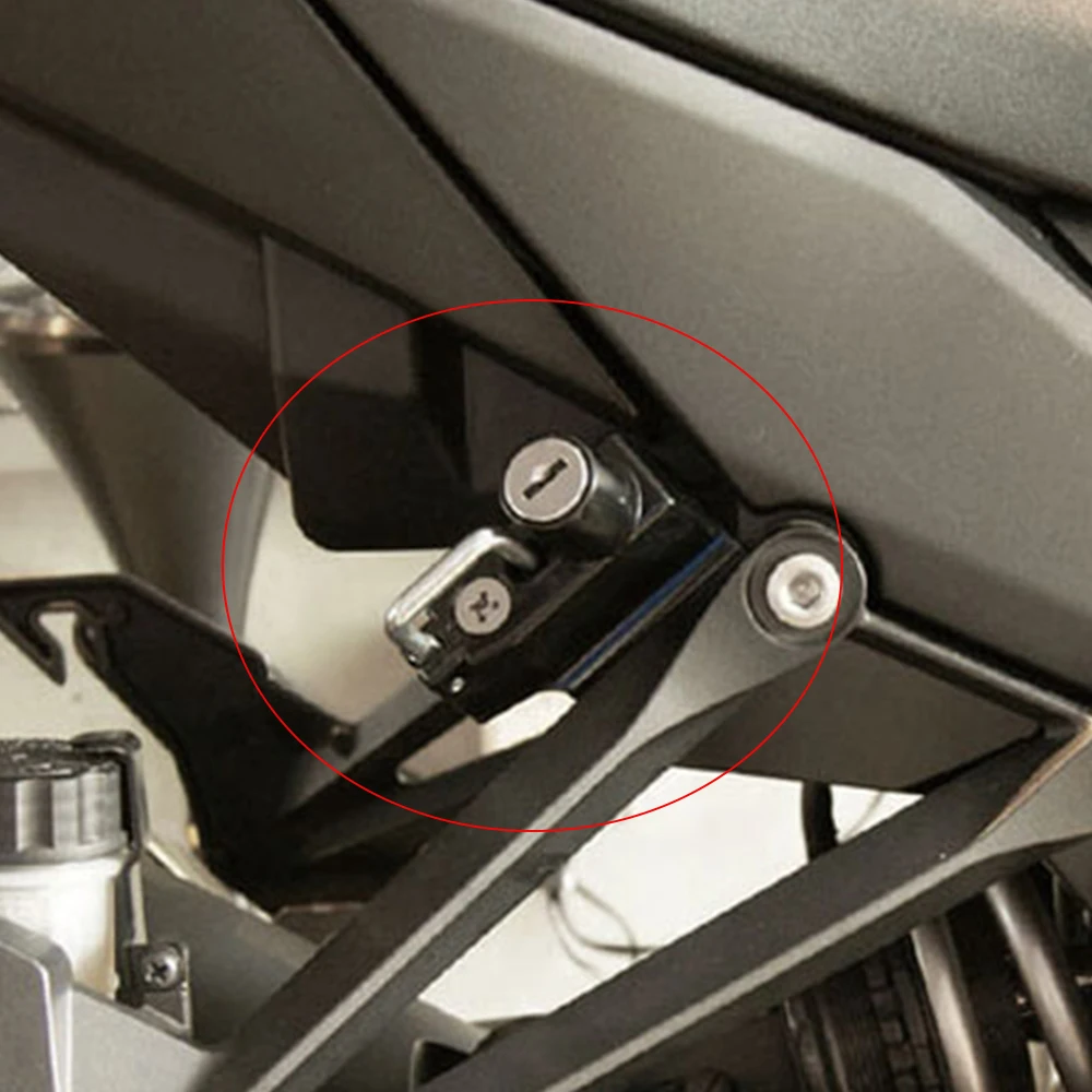 For Kawasaki Ninja 1000 2010 to 2017 Z1000 2010 2011 2012 2013 Z 1000 Motorcycle Helmet Lock Bloqueo De Casco