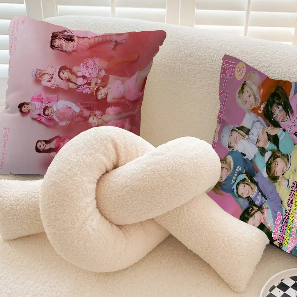 Kpop T-Twice وسادة هدية ديكور المنزل والمكتب وسادة غرفة نوم أريكة غطاء وسادة السيارة كيس وسادة #5