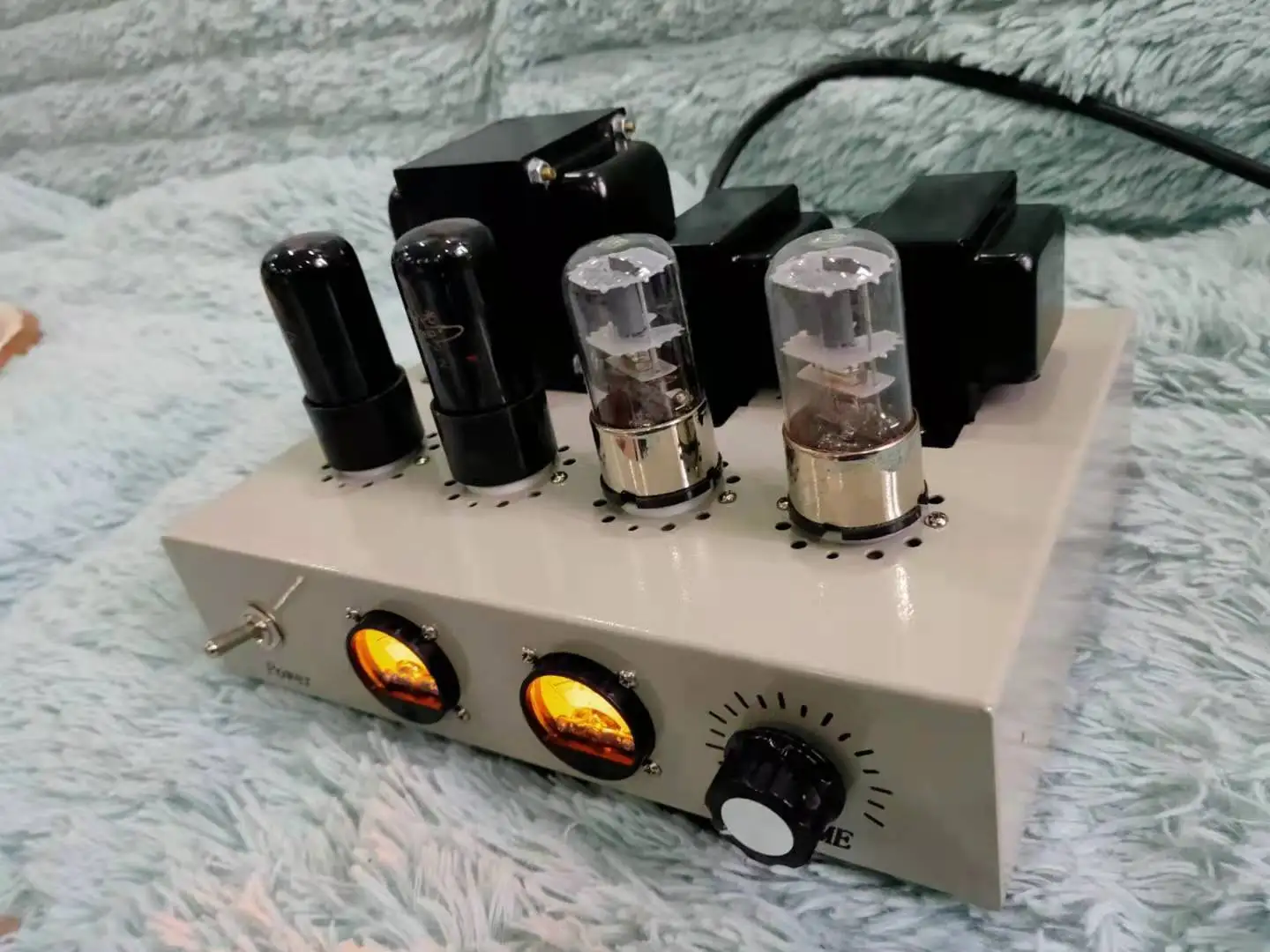 5W*2  6P6P 6V6 self-made electronic tube single-ended class A tube amplifier associated 6P14 \300B\KT88\EL34 with VU header