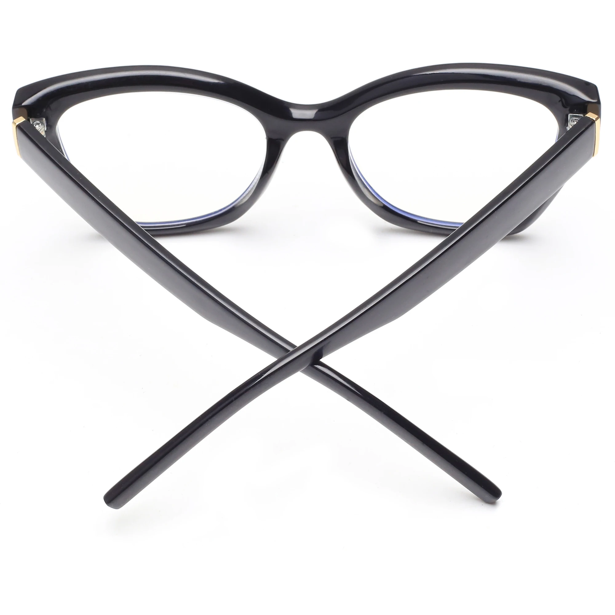 JM Oversized Reading Glasses for Women,  Trendy Oprah Style Cat eye Blue Light Computer Readers