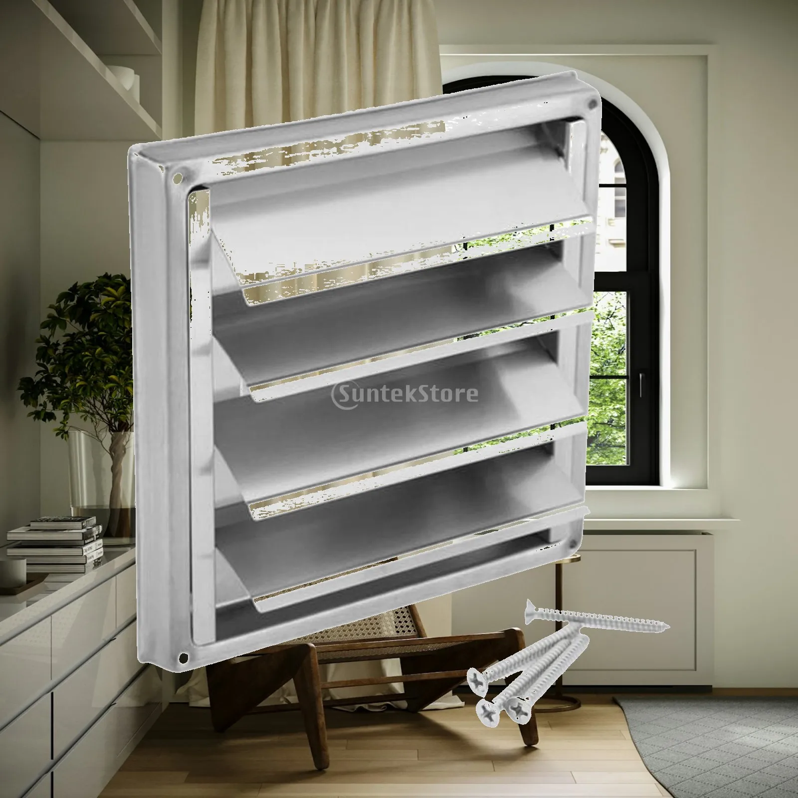 Dryer Vent Cover Professional Easy Installation Air Vent Cover Air Vent Hood for Office Wall Return