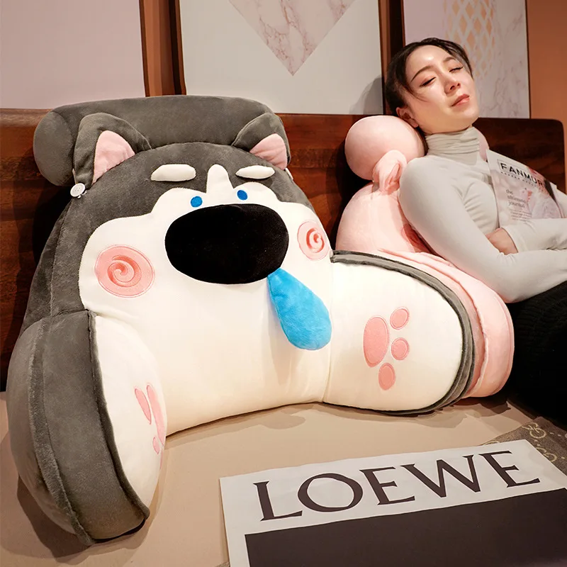 Multi-functional Headboard Pillow Lumbar Cartoon Bed Back Soft Bag Sofa Pillow Big Headboard Cushion