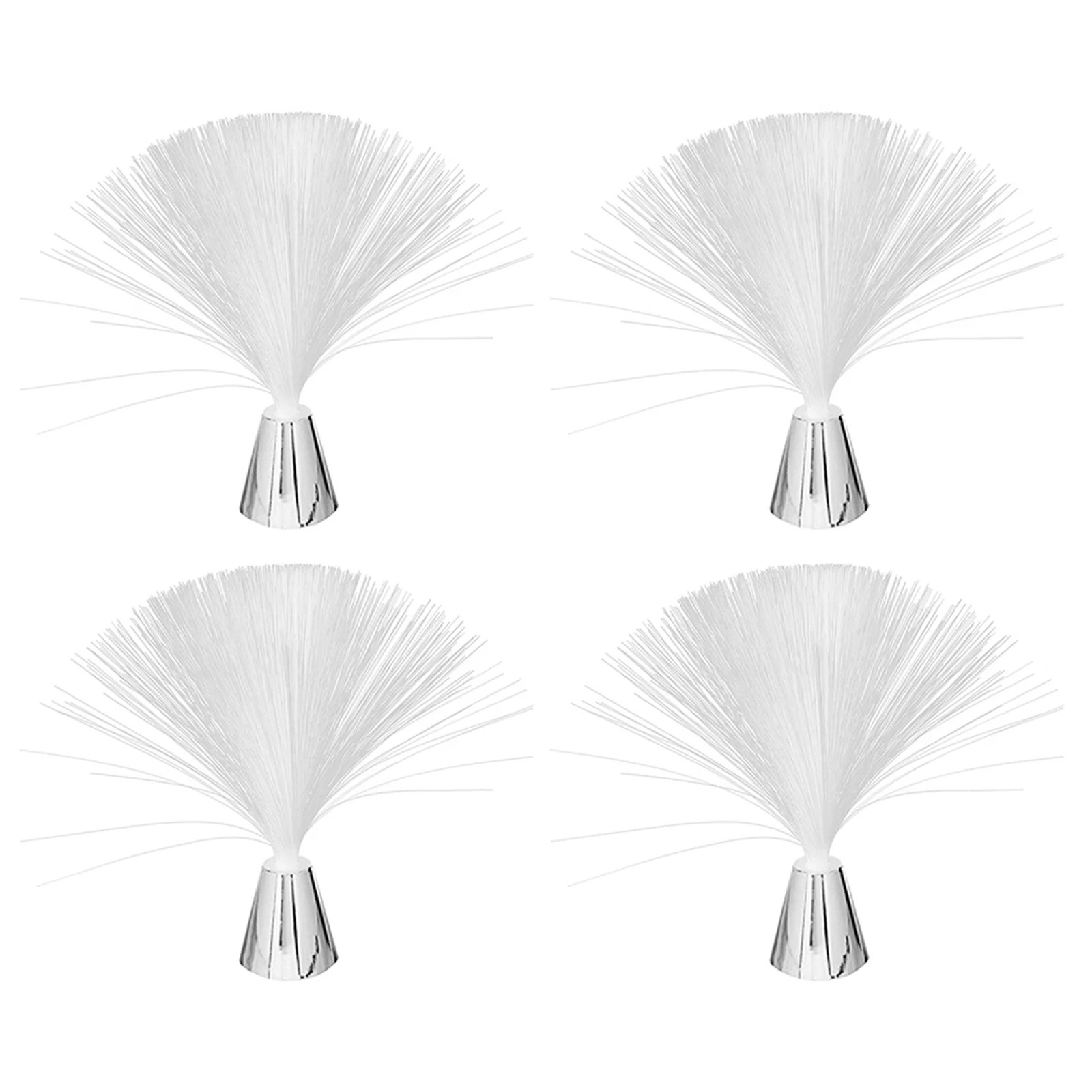 

4 шт. оптоволоконная лампа со светодиодным эффектом, декоративный светильник для вечеринки, дома, офиса, использования в помещении и на открытом воздухе, материал источника оптического волокна