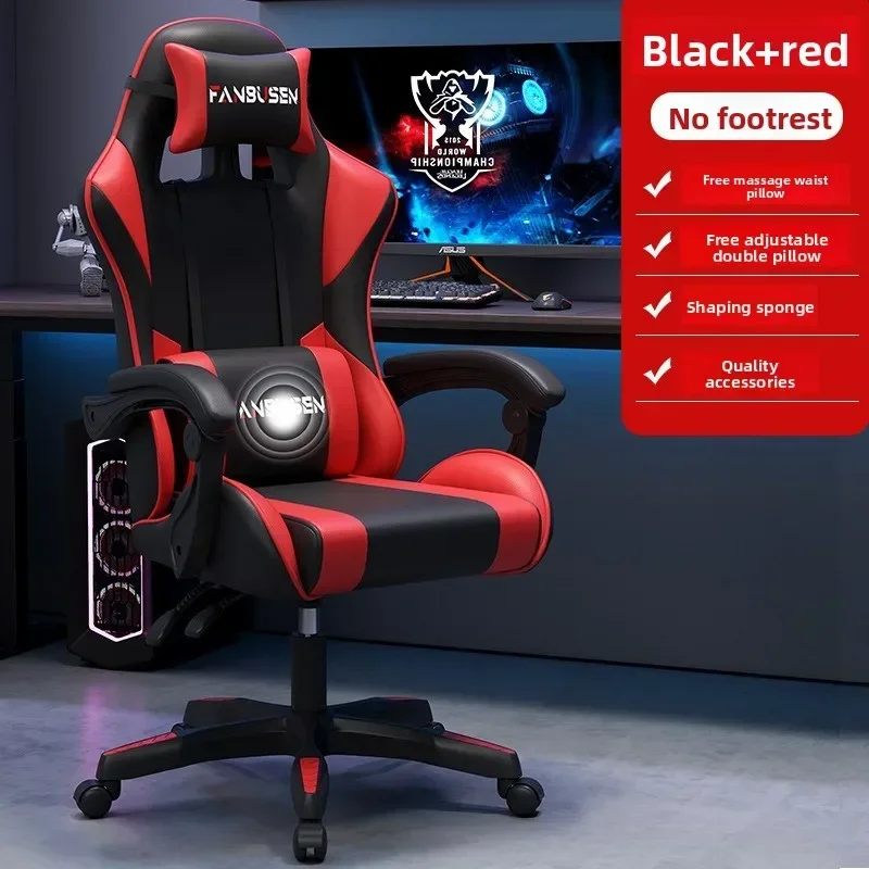 Ergonomic Gaming Chair for Computer Use Adjustable Height Reclining Office Chair for Home Dorm Live Streaming Comfort Fit view 6