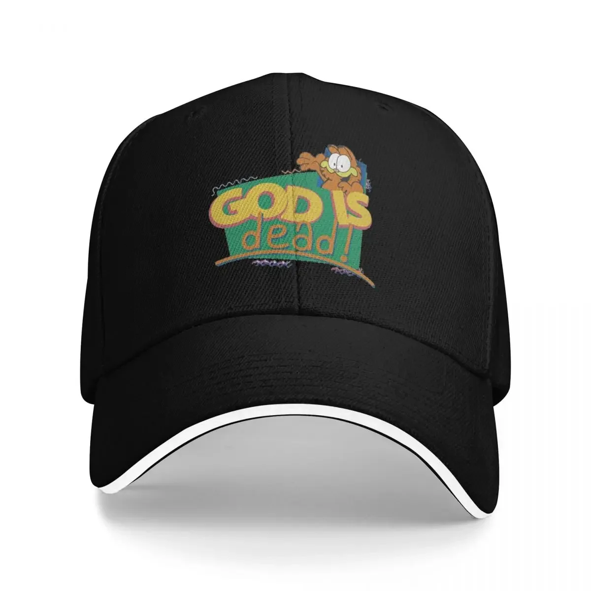 Vintage god is dead Baseball Cap foam party Hat black Snap Back Hat Visor Women Hats Men's