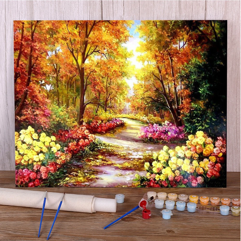 Landscape Autumn Forest Crafts Supplies For Adults Bedroom Decoration Personalized Gift Ideas Wholesale 2024 NEW