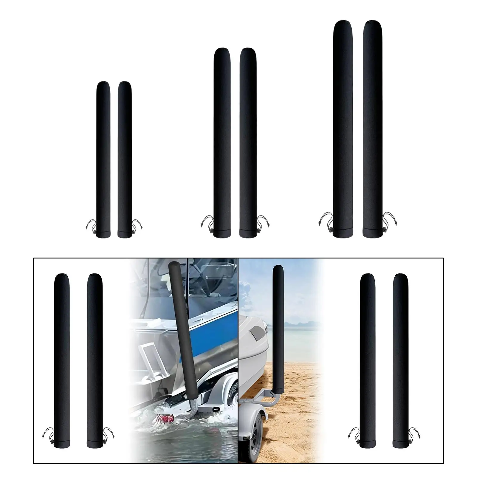 Boat Trailer Guide Pole Cover, Protective Cover, Heavy Duty for Sailboat Trailer, for Fishing Boat