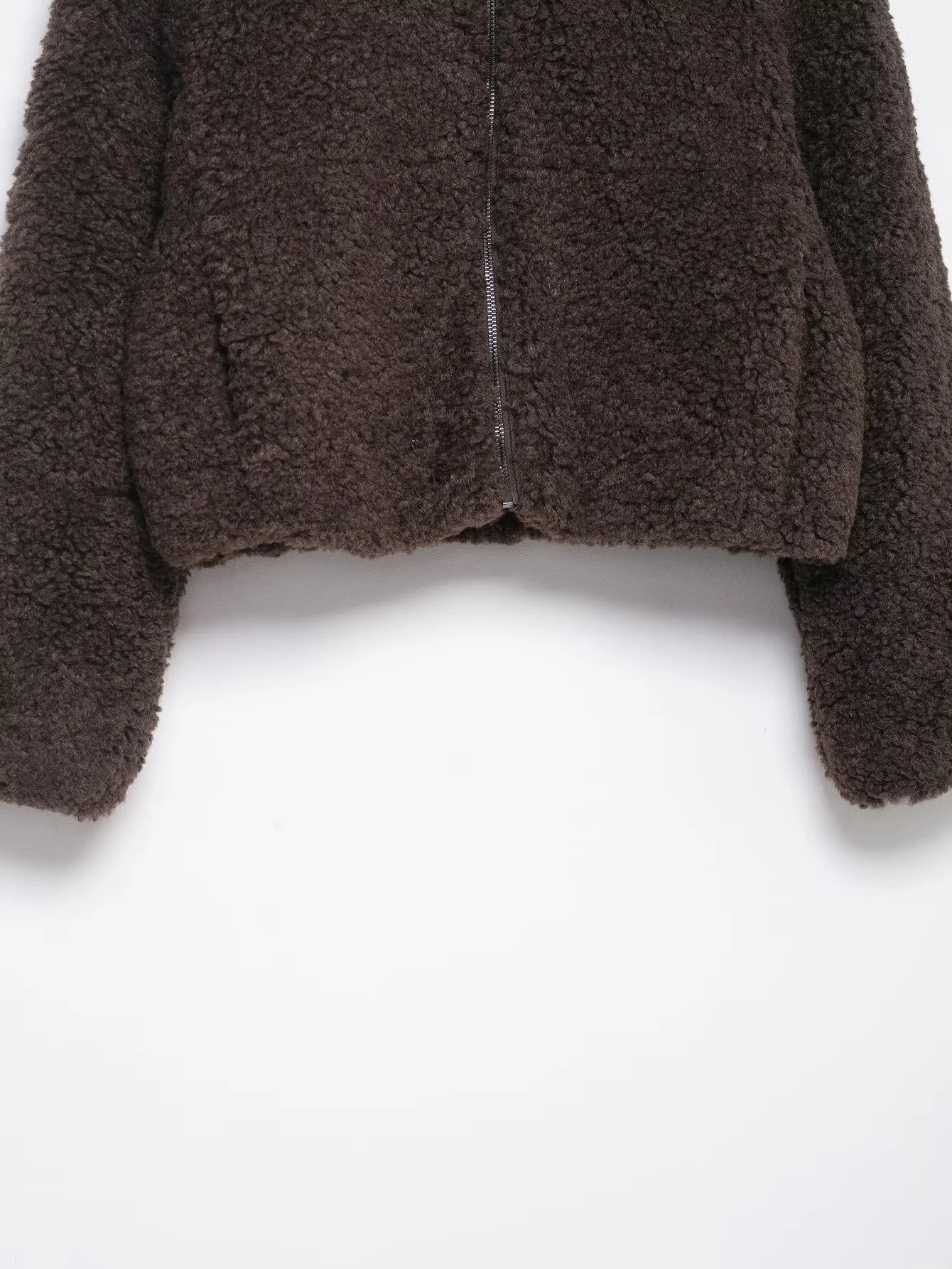 2025 شتاء جديد المرأة عارضة أزياء بسيطة فضفاضة مريحة الوقوف طوق امبسوول الدافئة سميكة سترة قطن #4