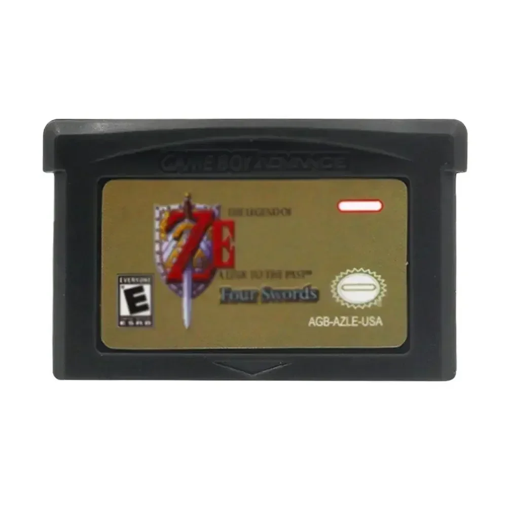 GBA Game Zeld Series 32 Bit Video Game Cartridge Console Card Minish Cap Four Swords Awakening DX Double Pack for GBA/NDS