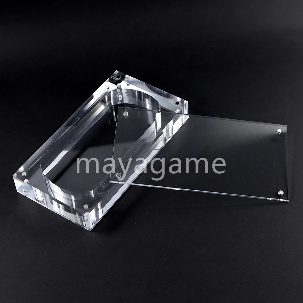 لعبة وحدة التحكم عالية الشفافية الاكريليك ، غطاء مغناطيسي ، صندوق تخزين العرض ل PSV1000 ، PSV2000 ، PSP1000 ، 2000 ، 3000 ، 1 قطعة