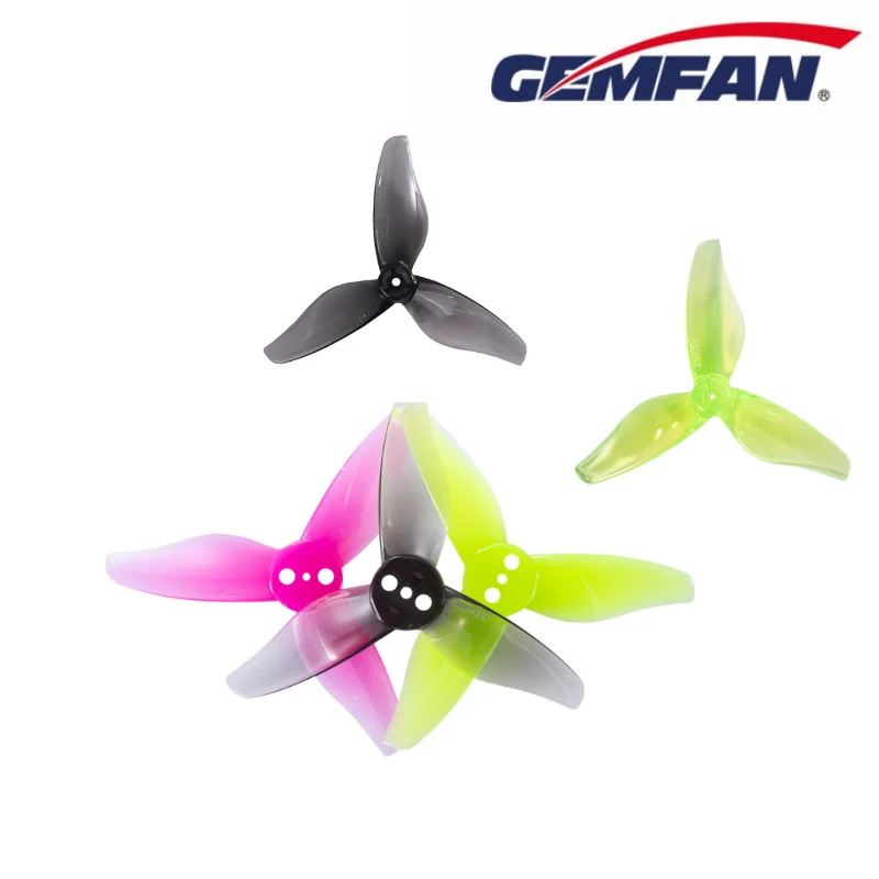 

Hurricane 2023 2023S props PC Gemfan 3 Blade 1mm/1.5mm 1or3 Hole For RC FPV 1105-1108 Brushless Motor Toothpick Drone Quadcopter