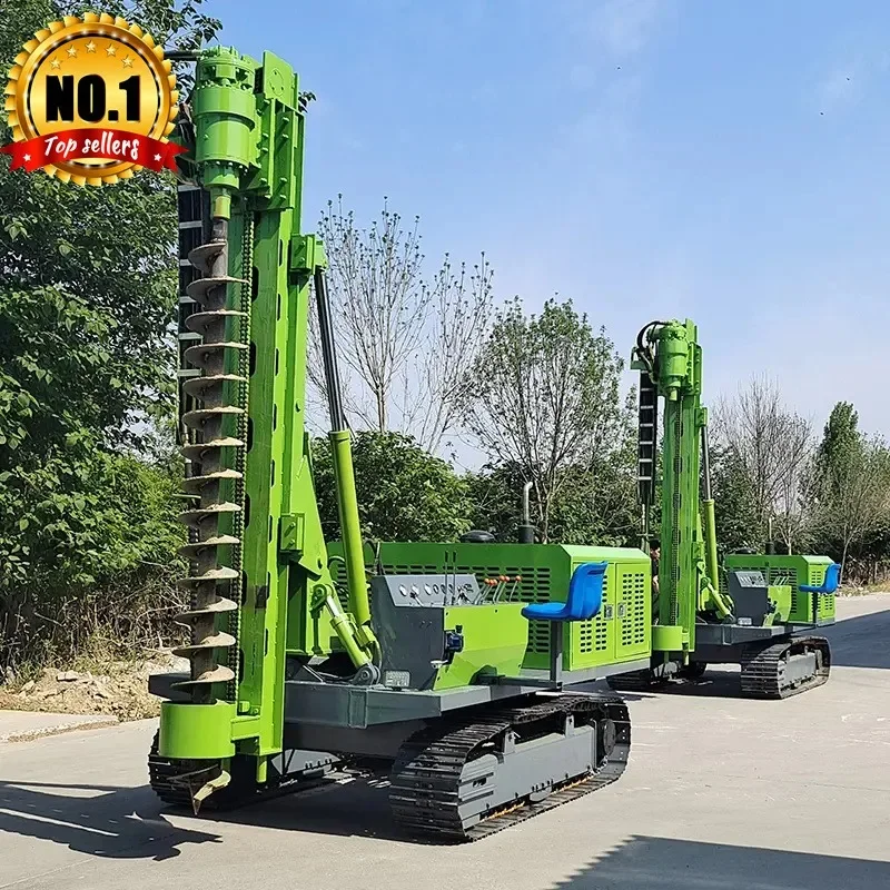 YG 3M 6M Crawler Type Hydraulic Hammer Pile Driver Helical Pile Driver