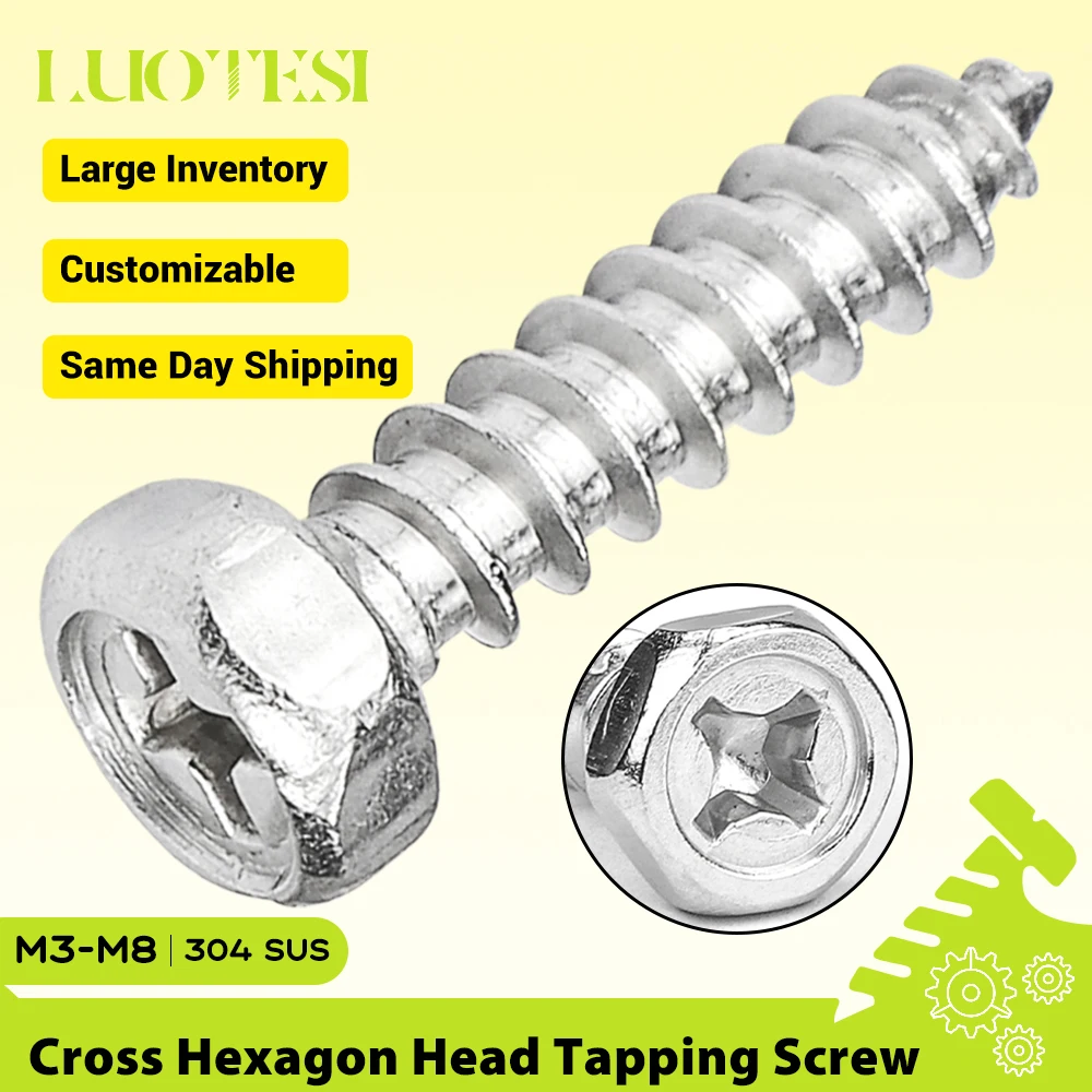 Cross Recessed Hexa…