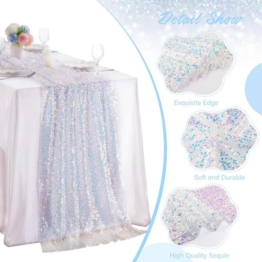 1 Pack Sequin Table Runner Spa - Christmas Table Runner recension och pris