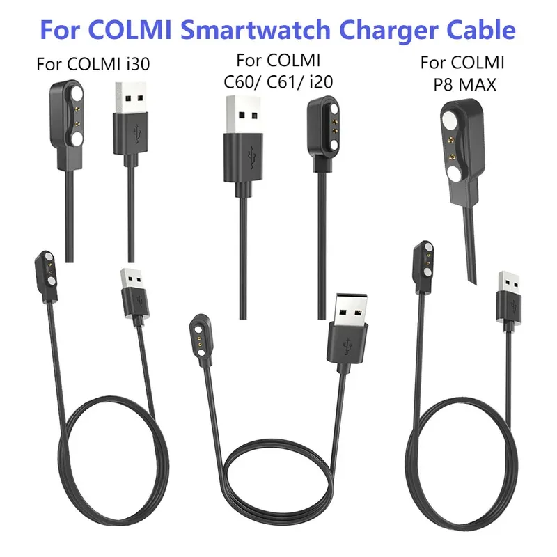 

Magnetic Smart Bracelet Charging Cable Stable Charging USB Replacement Charger Cord Fast Charging Cable For COLMI Smartwatches