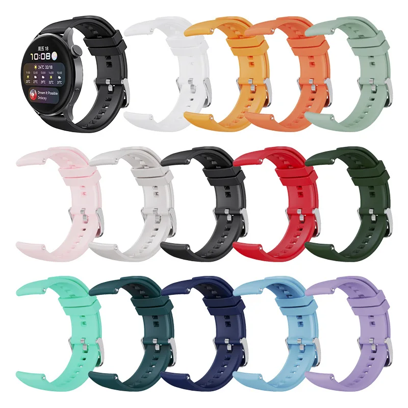 

22mm Breathable Band For Huawei Watch 3 3 Pro Silicone Strap For Huawei Watch GT 2 46mm Gt 2e Gt 2 Pro Strap Watchbands Bracelet