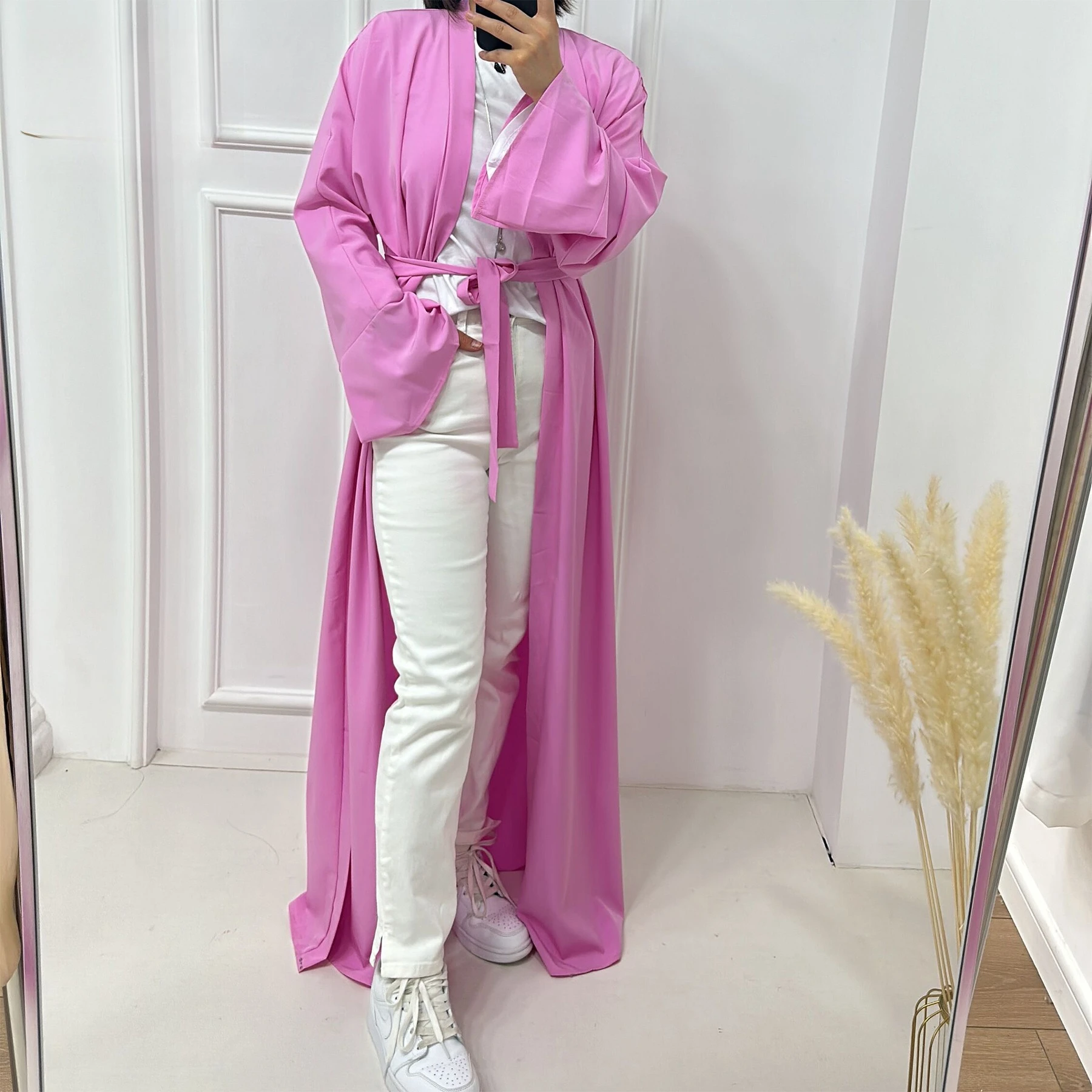 

Large size long women's robe Turkey Dubai Middle East basic robe