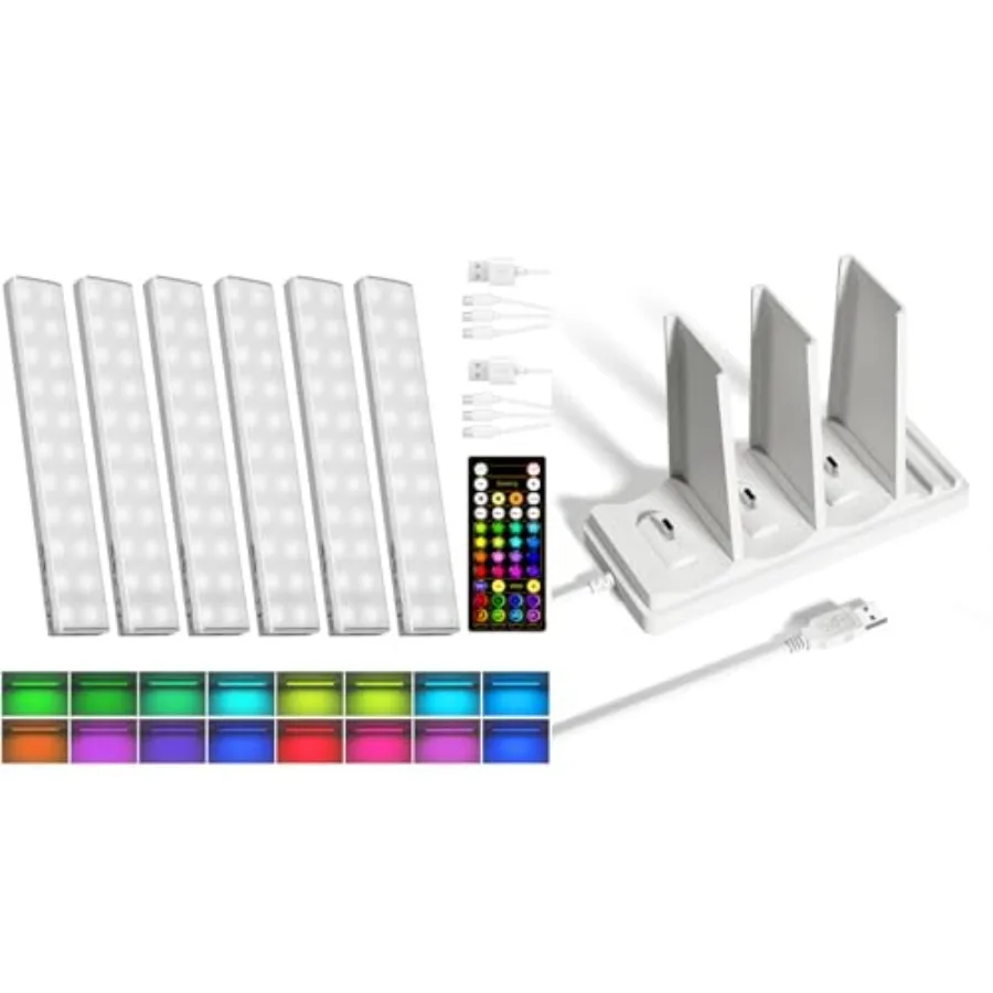 

RGB Under Cabinet Lighting with Charging Station Bundle Sales