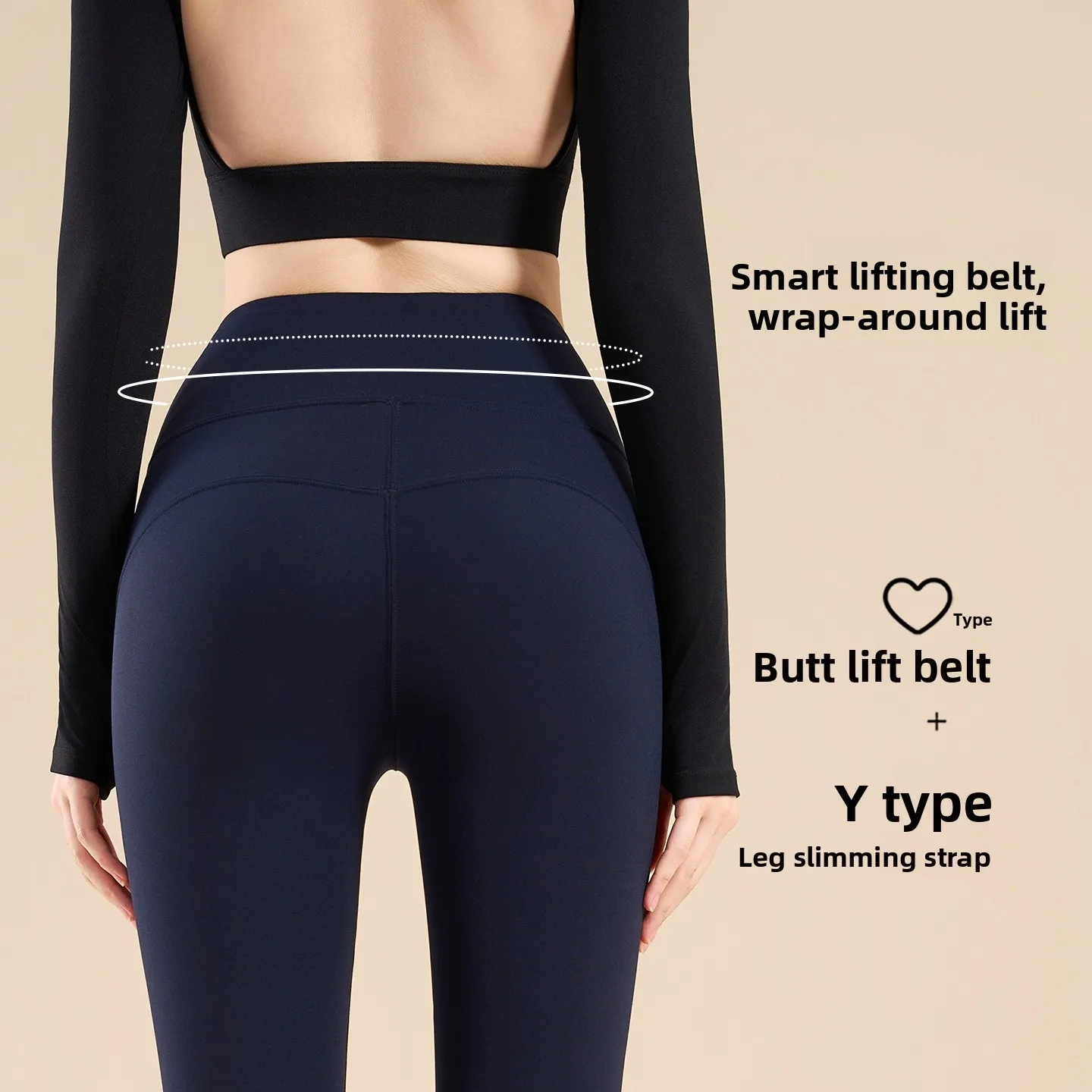 ارتفاع الخصر رقيقة Fce اليوغا السراويل النسائية Fitn arkskin السراويل التخسيس ملابس خارجية قاعدة طبقة السراويل السراويل الطويلة